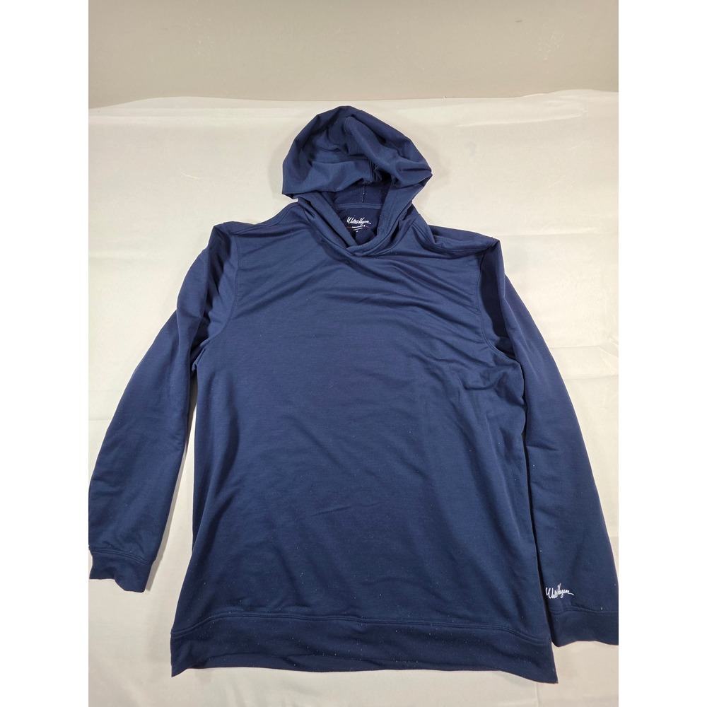 Walter Hagen Performance Mens XL Navy Blue Long Sleeve Athletic Hoodie Golf Top